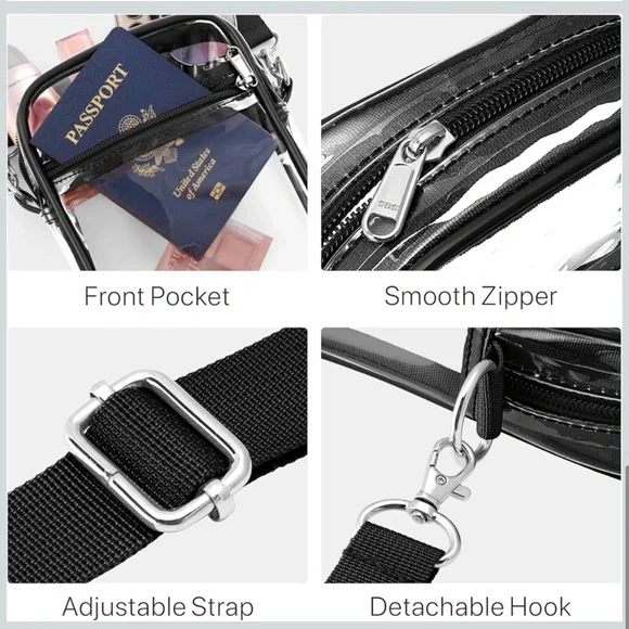 Clear Stadium Crossbody Bag - Picture 8 of 11